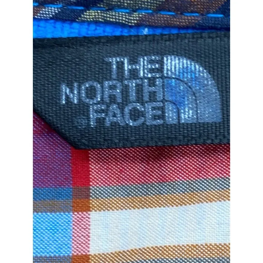 The North Face Shirt Mens Large Red Plaid Button Down Short Sleeve Outdoor Hike
